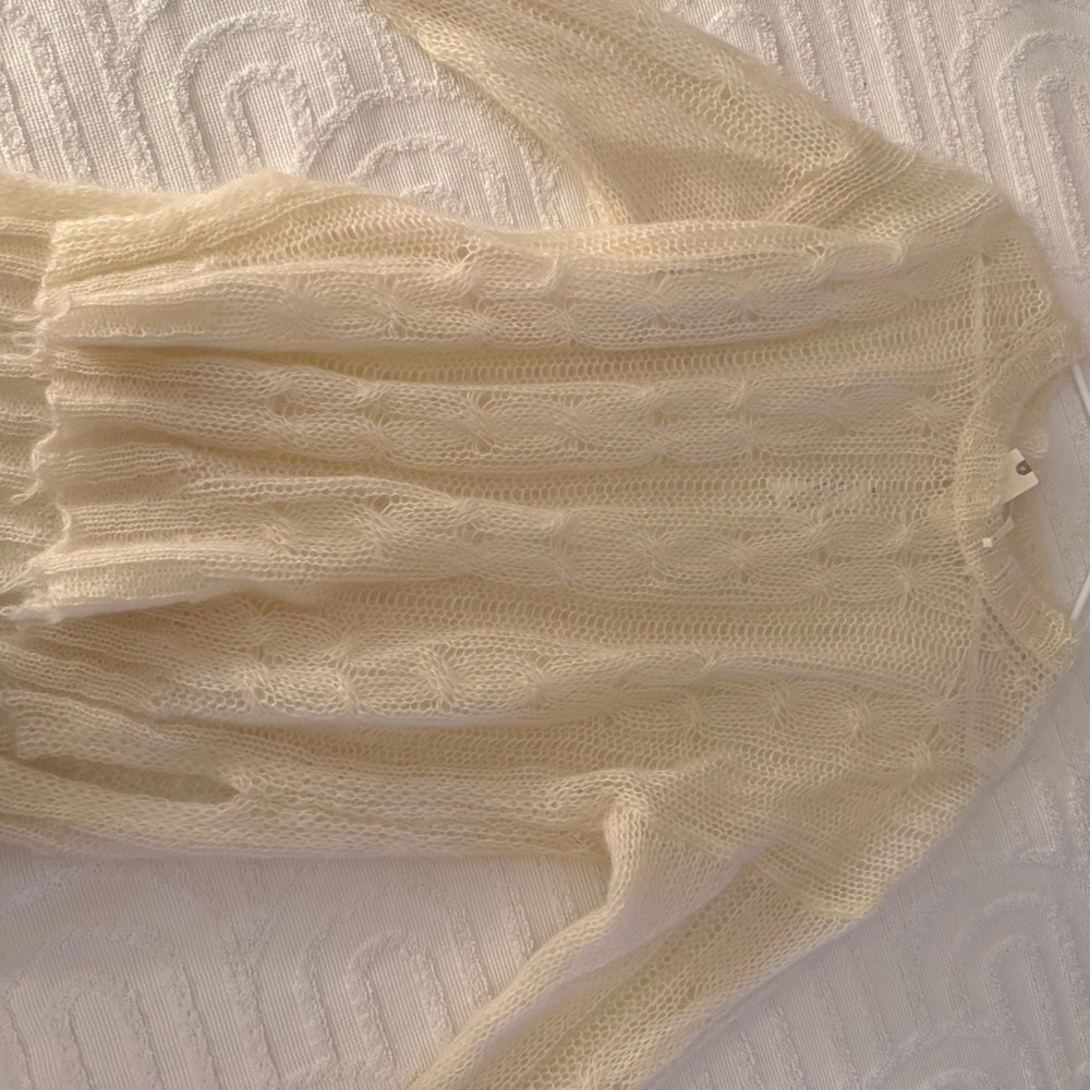 Elegant Cream Women's Sweater